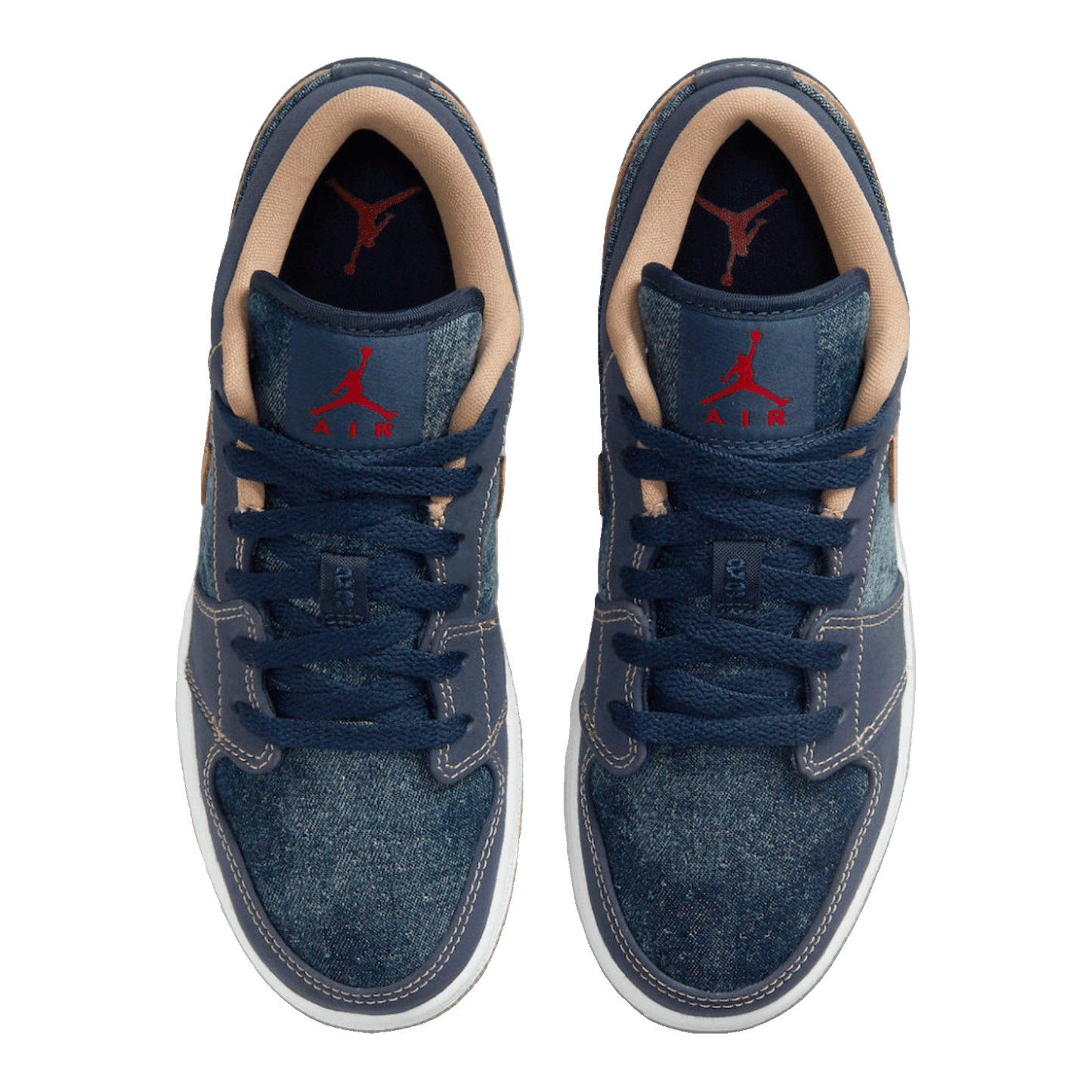 Nike Air Jordan 1 Low SE Denim (GS) Oben