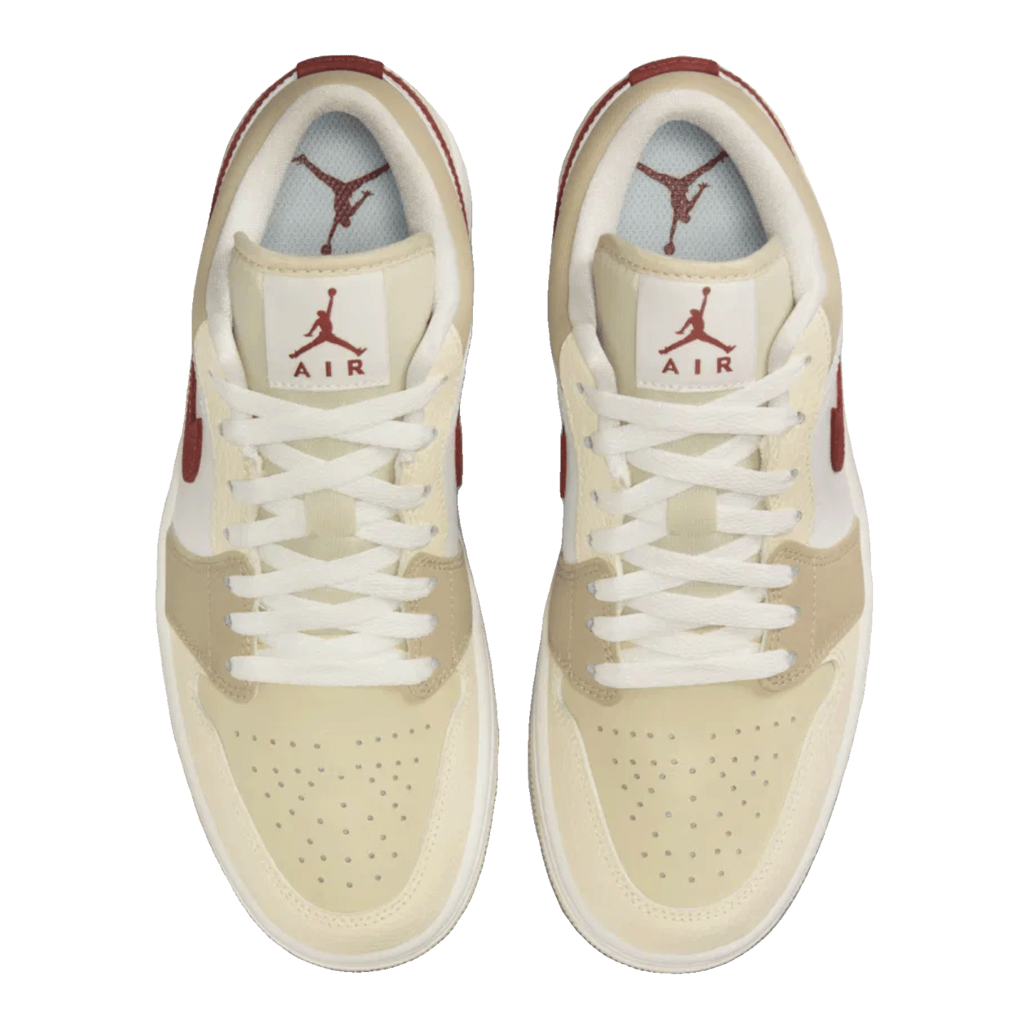 Nike Air Jordan 1 Low SE Desert Khaki Red Sepia (W) Oben