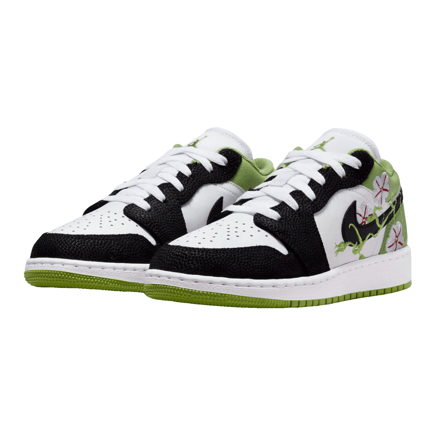 Nike Air Jordan 1 Low SE Floral Vines (GS) Side