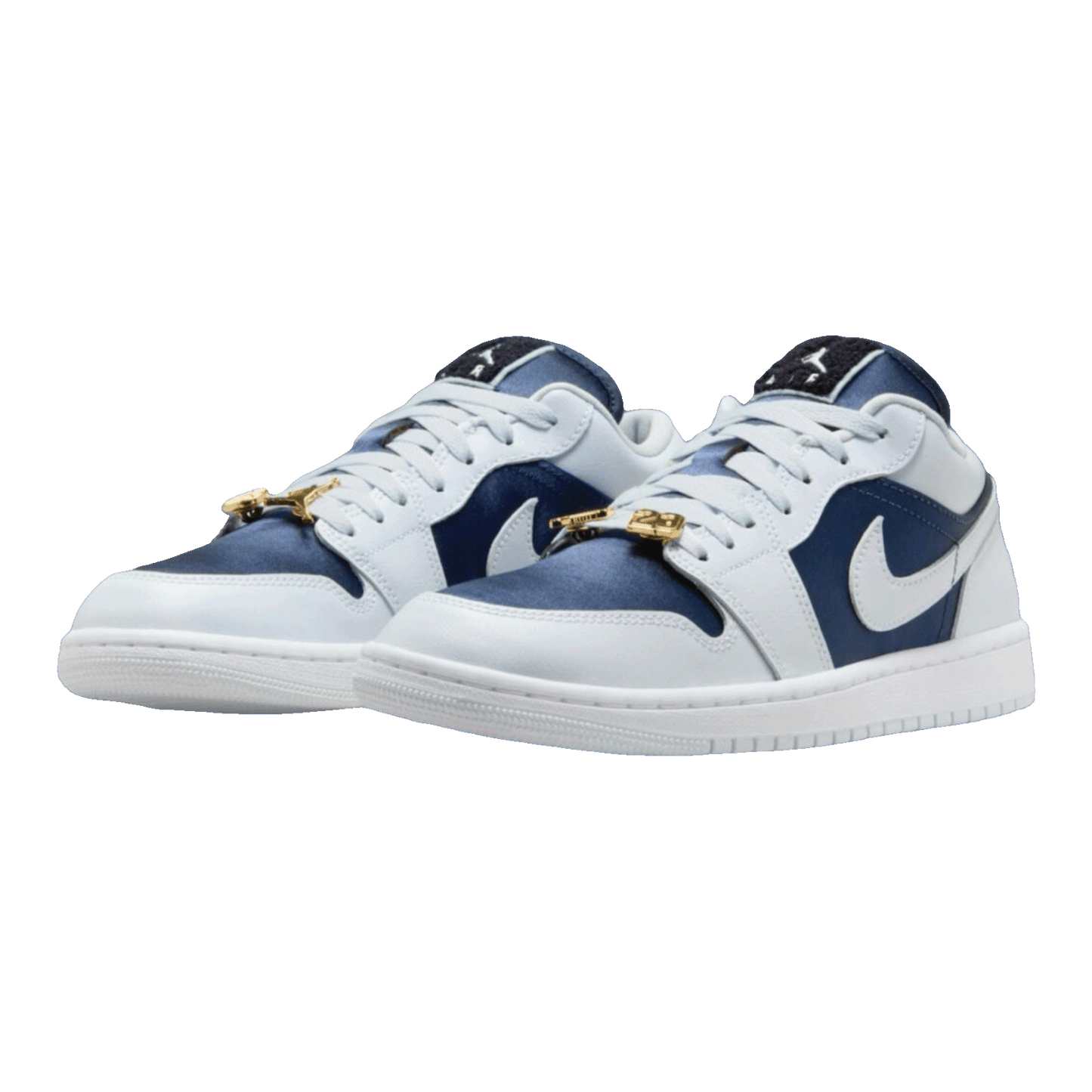 Nike Air Jordan 1 Low SE Football Grey White Gym Red Midnight Navy (W) Side