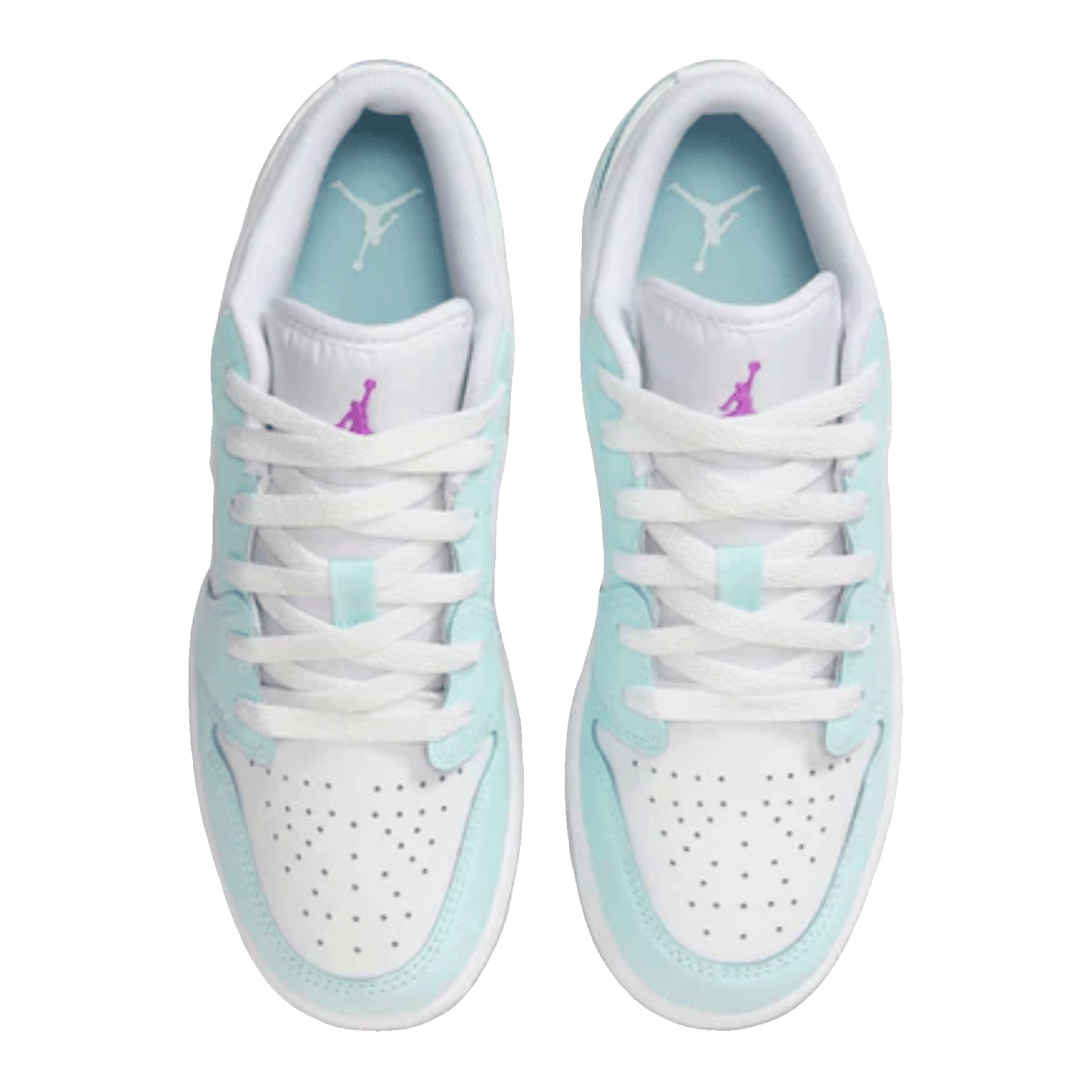 Nike Air Jordan 1 Low SE Glacier Blue (GS) Oben