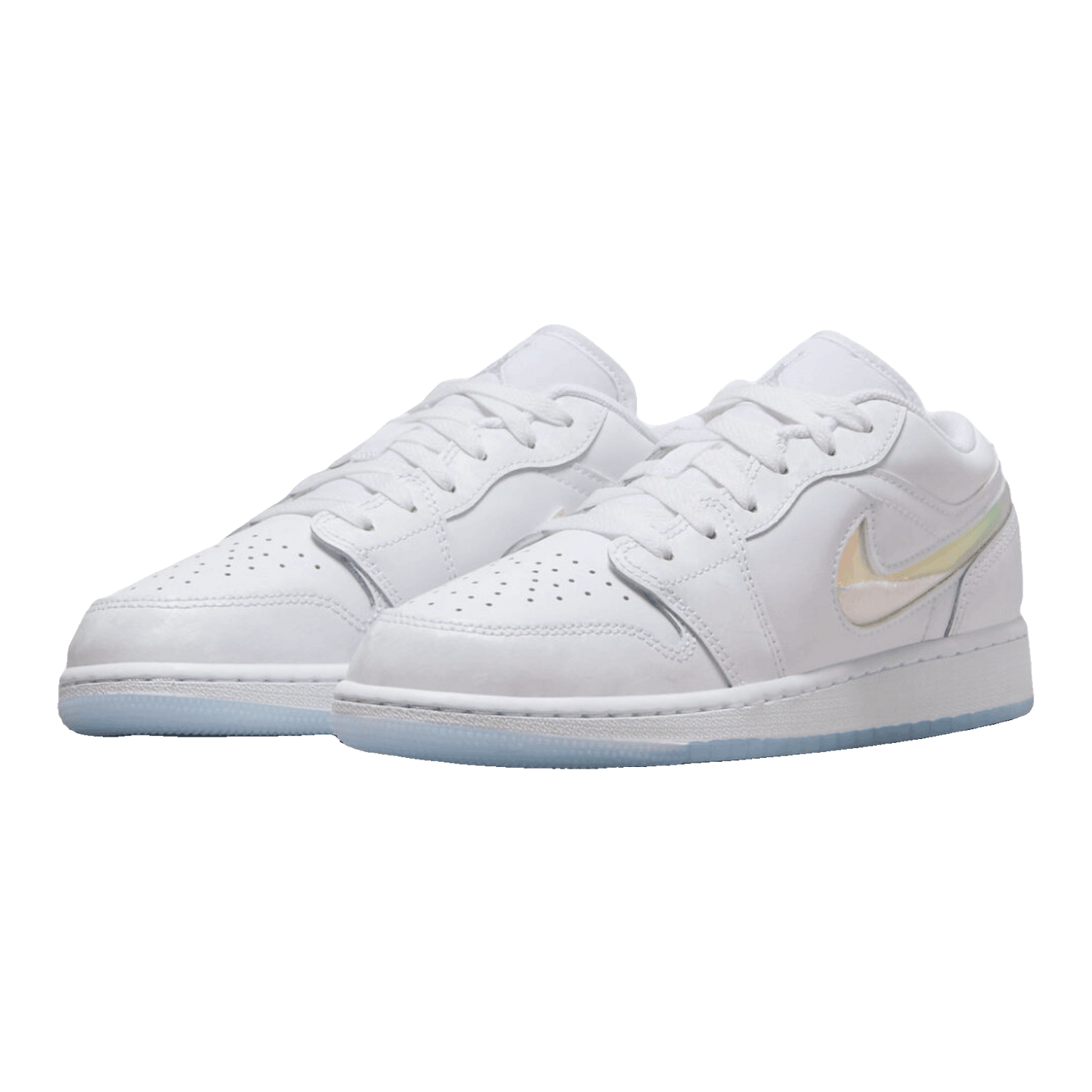 Nike Air Jordan 1 Low SE Glitter Swoosh (GS) Side