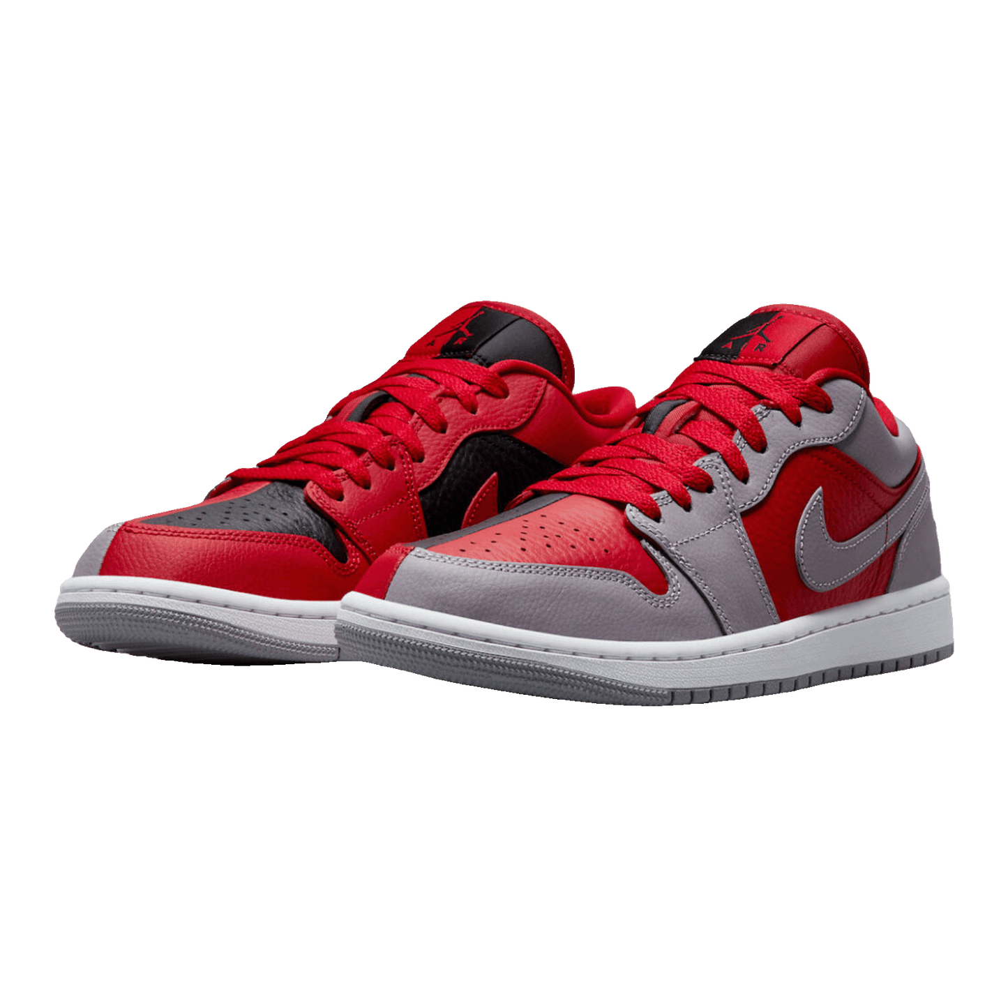 Nike Air Jordan 1 Low SE Homage Split Gym Red Cement Grey (W) Side