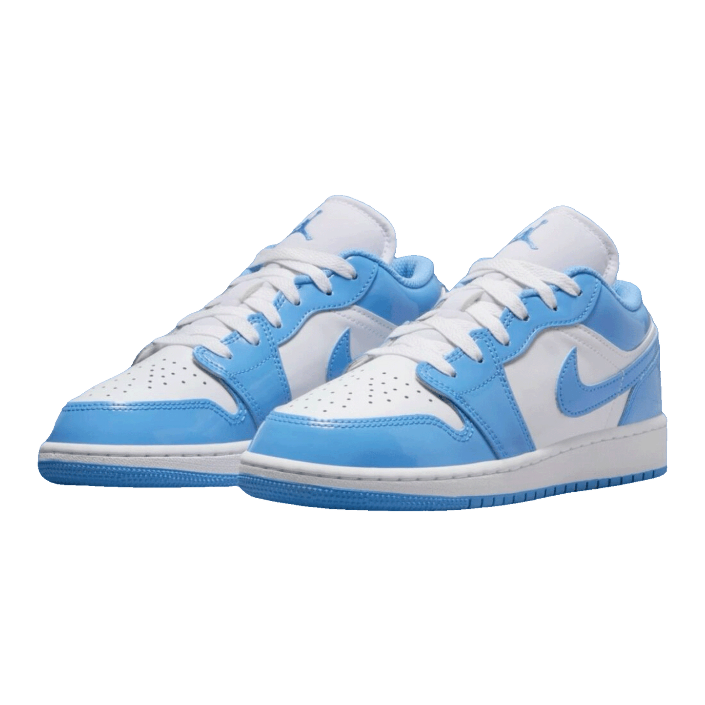 Nike Air Jordan 1 Low SE Legend Blue Patent (GS) Side
