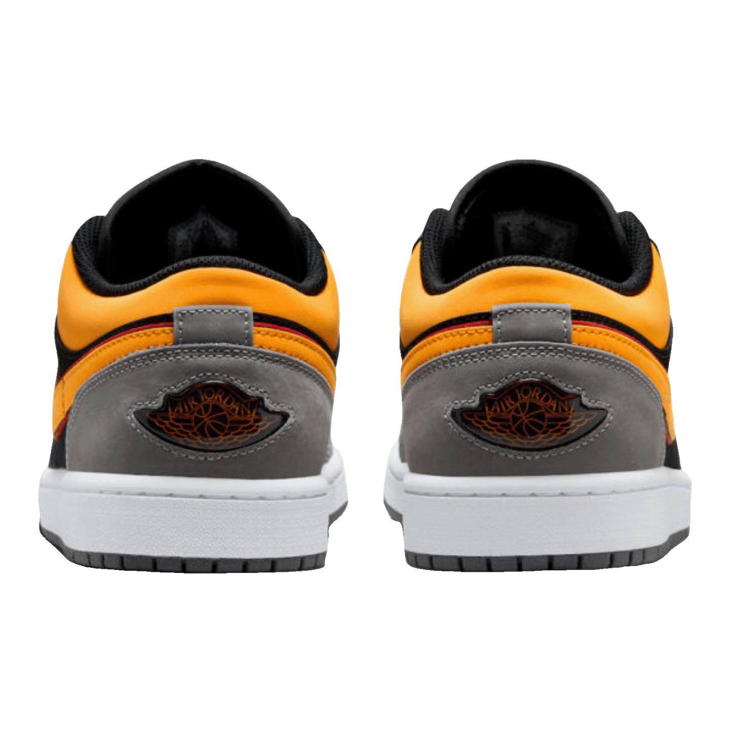 Nike Air Jordan 1 Low SE Light Graphite Vivid Orange (GS) Back