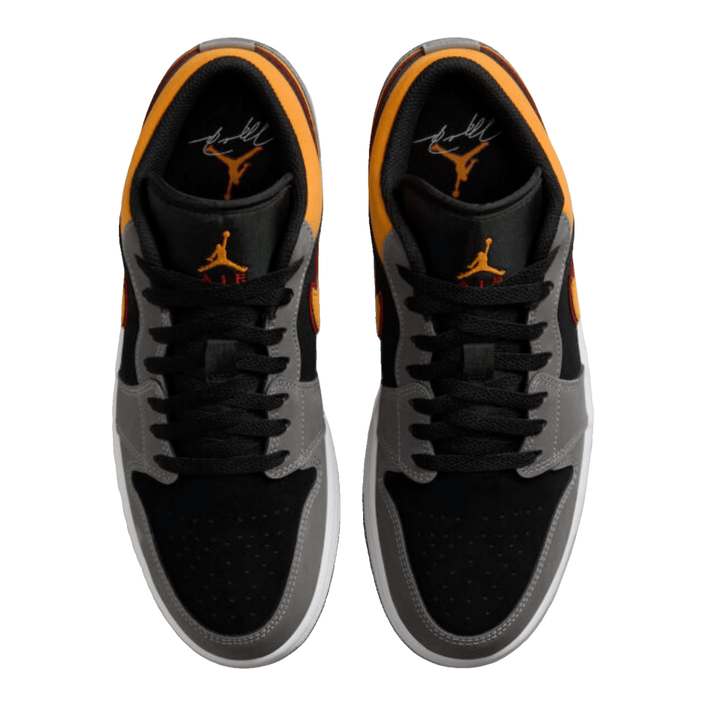 Nike Air Jordan 1 Low SE Light Graphite Vivid Orange (GS) Oben