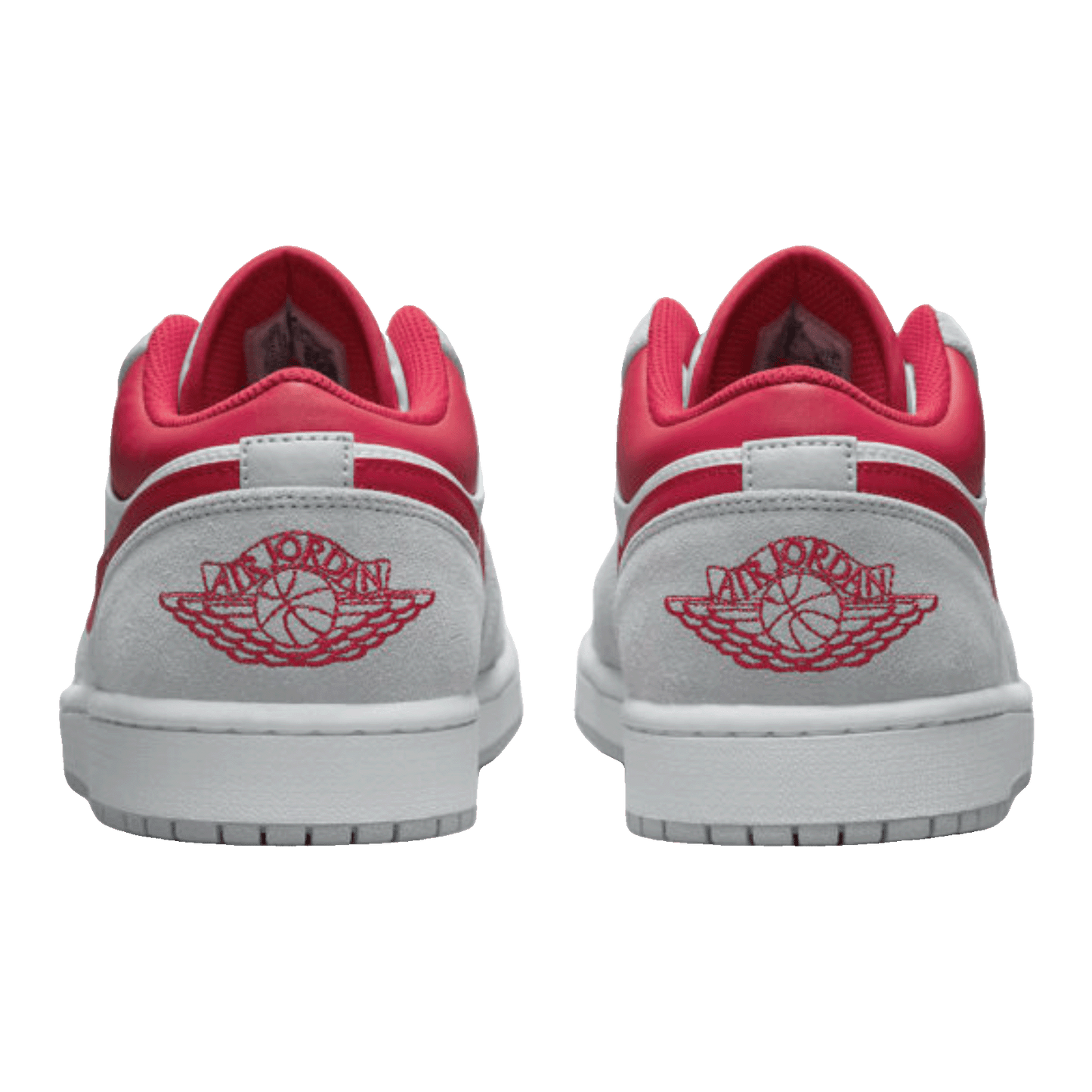 Nike Air Jordan 1 Low SE Light Smoke Grey Gym Red Back