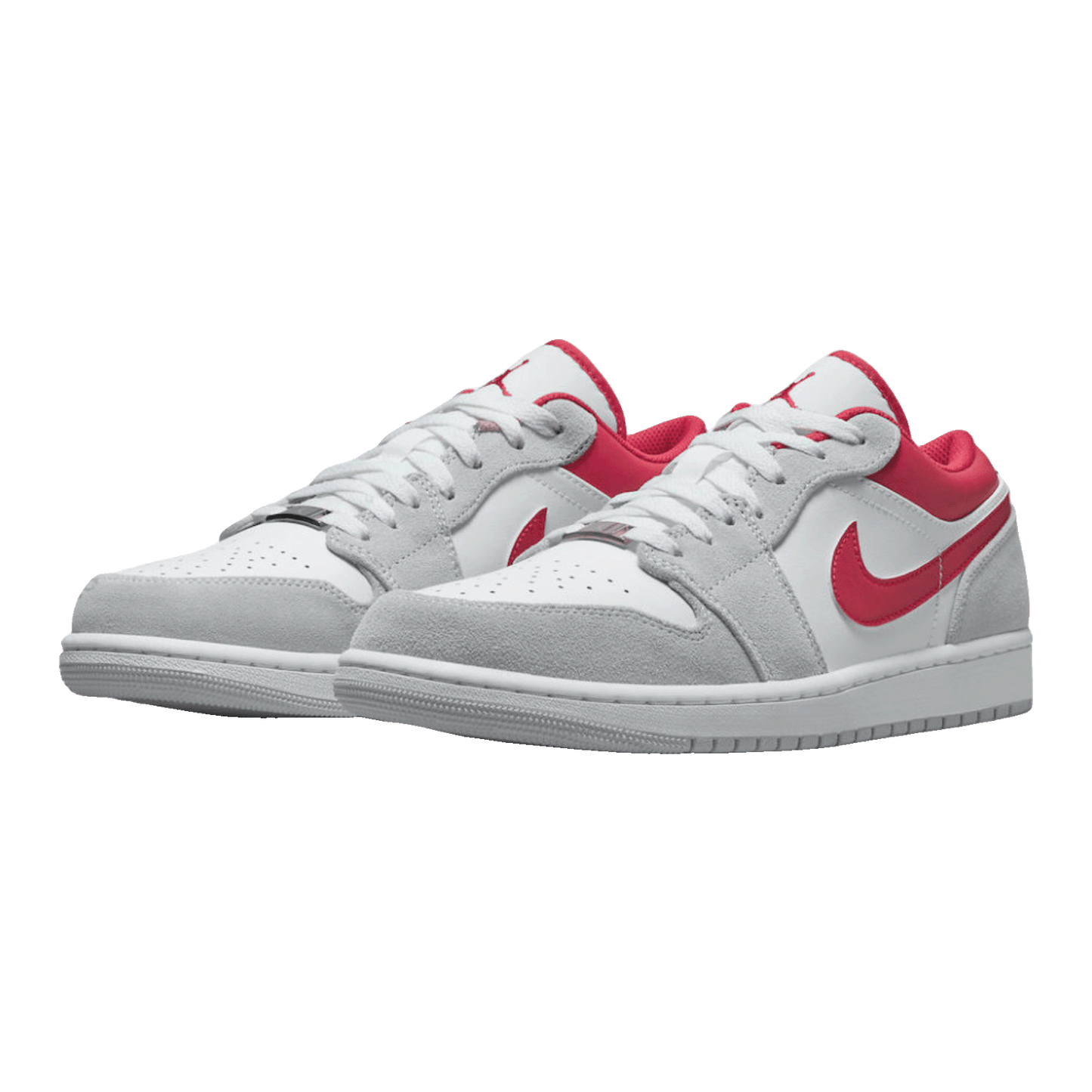 Nike Air Jordan 1 Low SE Light Smoke Grey Gym Red Side