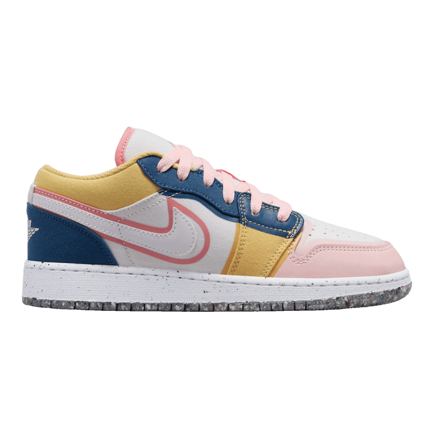 Nike Air Jordan 1 Low SE Multi Canvas (GS)