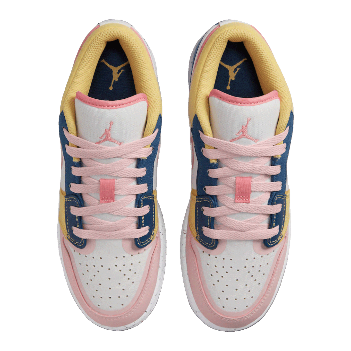 Nike Air Jordan 1 Low SE Multi Canvas (GS) Oben