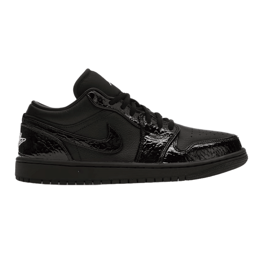 Nike Air Jordan 1 Low SE Patent Elephant Black (W)