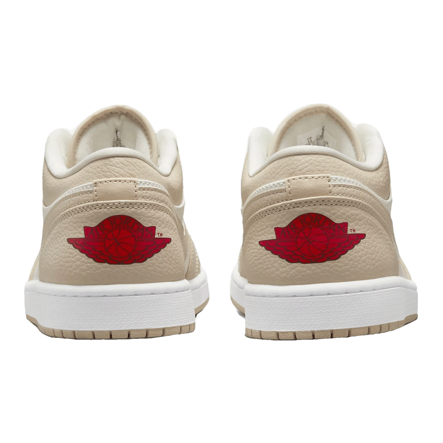 Nike Air Jordan 1 Low SE Sail Rattan University Red Back