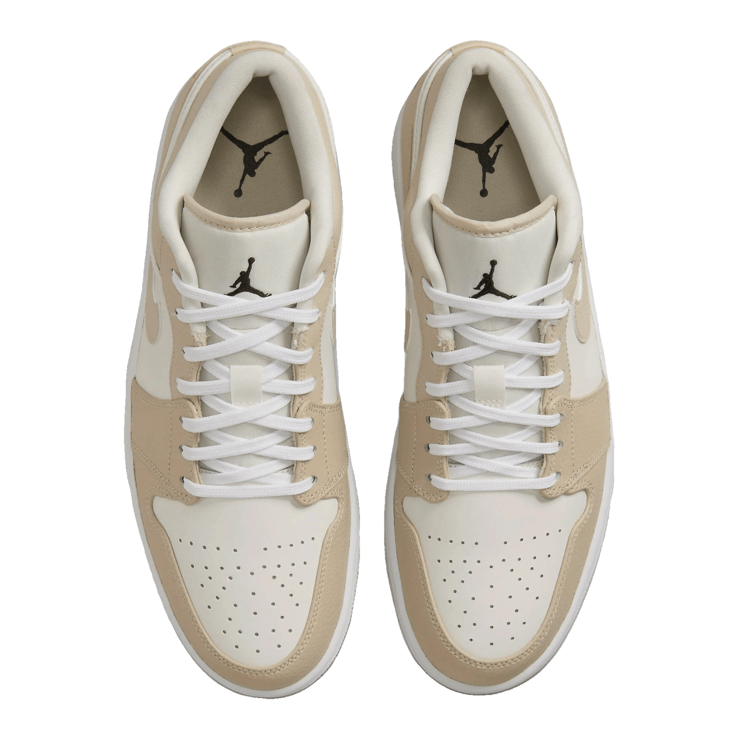 Nike Air Jordan 1 Low SE Sail Rattan University Red Oben