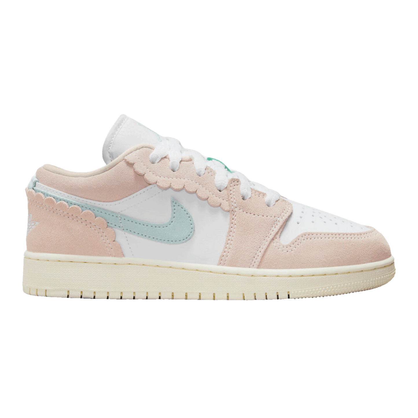 Nike Air Jordan 1 Low SE Scalloped Edge Guava Ice (GS)