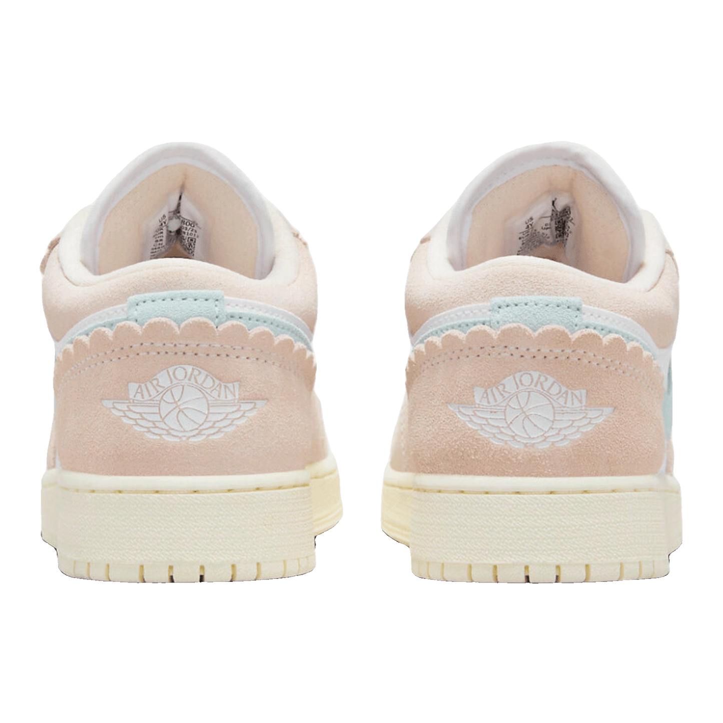 Nike Air Jordan 1 Low SE Scalloped Edge Guava Ice (GS) Back