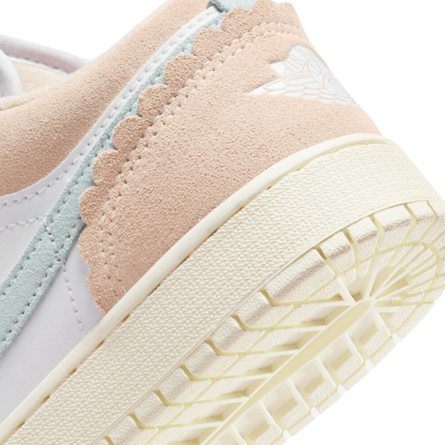 Nike Air Jordan 1 Low SE Scalloped Edge Guava Ice (GS) Detail