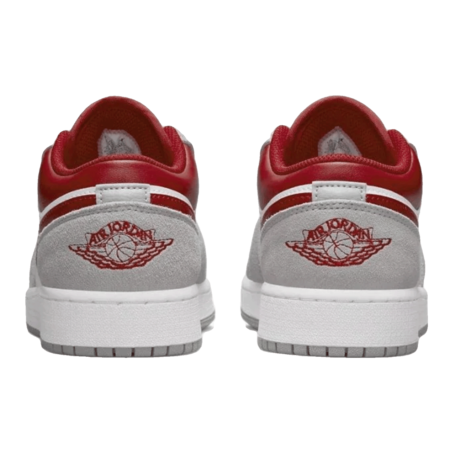 Nike Air Jordan 1 Low SE Smoke Grey Gym Red (GS) Back