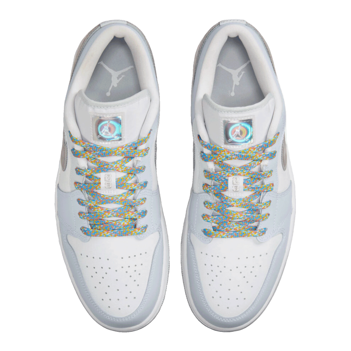 Nike Air Jordan 1 Low SE Tear Away Silver Oben