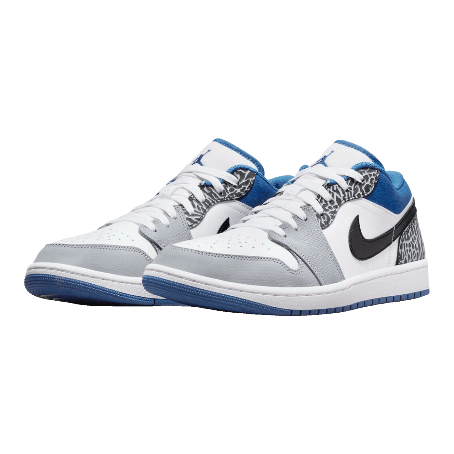 Nike Air Jordan 1 Low SE True Blue (GS) Side