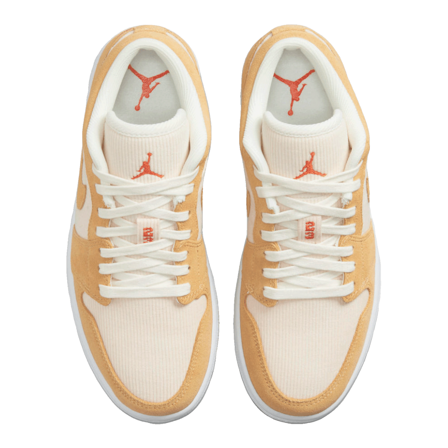 Nike Air Jordan 1 Low SE Twine Orange Quartz Corduroy (W) Oben
