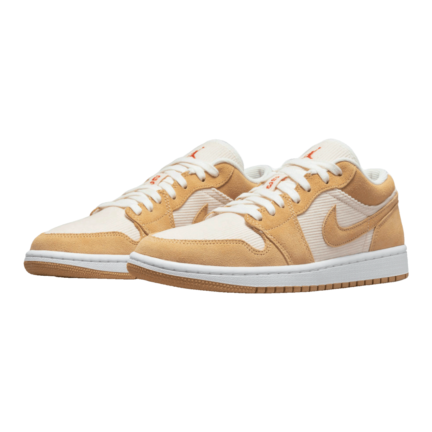 Nike Air Jordan 1 Low SE Twine Orange Quartz Corduroy (W) Side