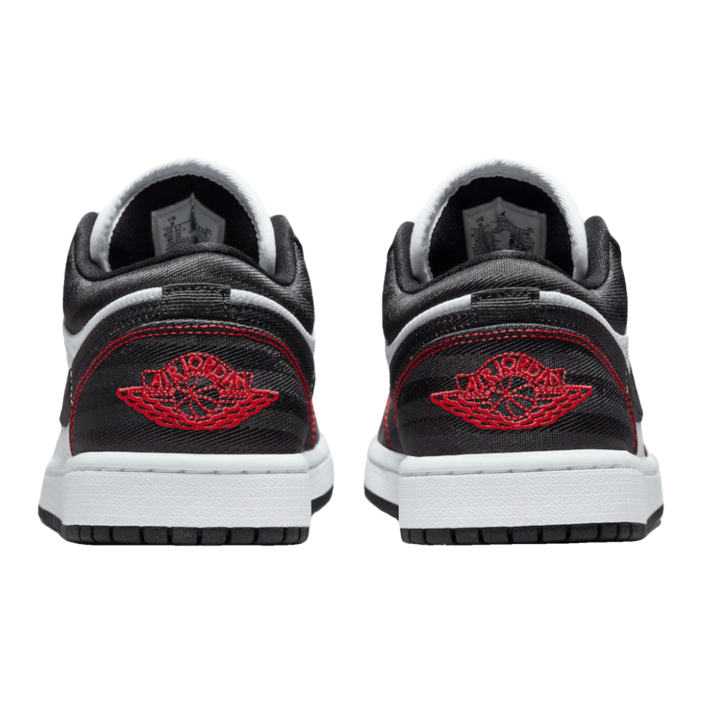 Nike Air Jordan 1 Low SE Utility White Black Gym Red (W) Back