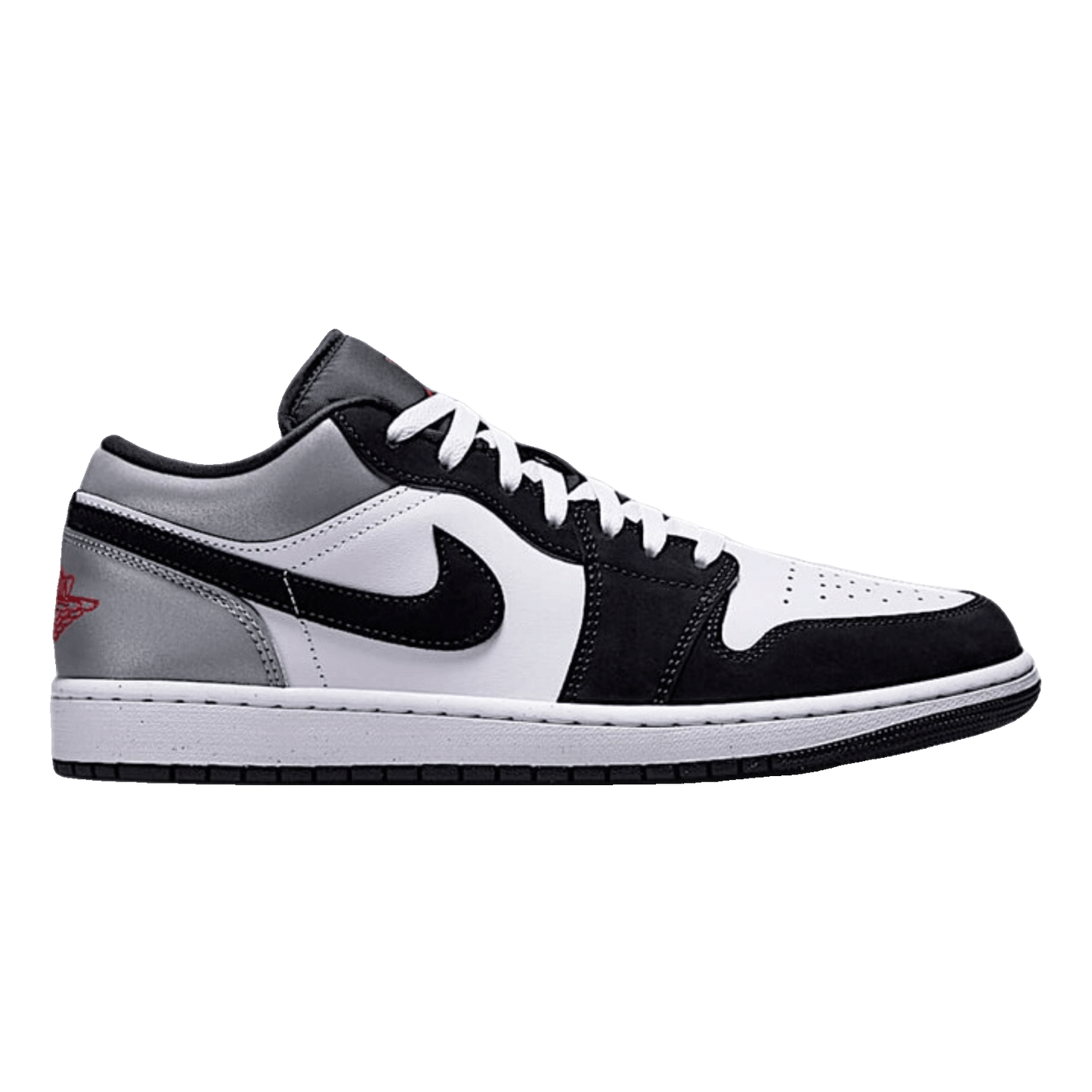 Nike Air Jordan 1 Low SE White Fire Red Black Matte Silver