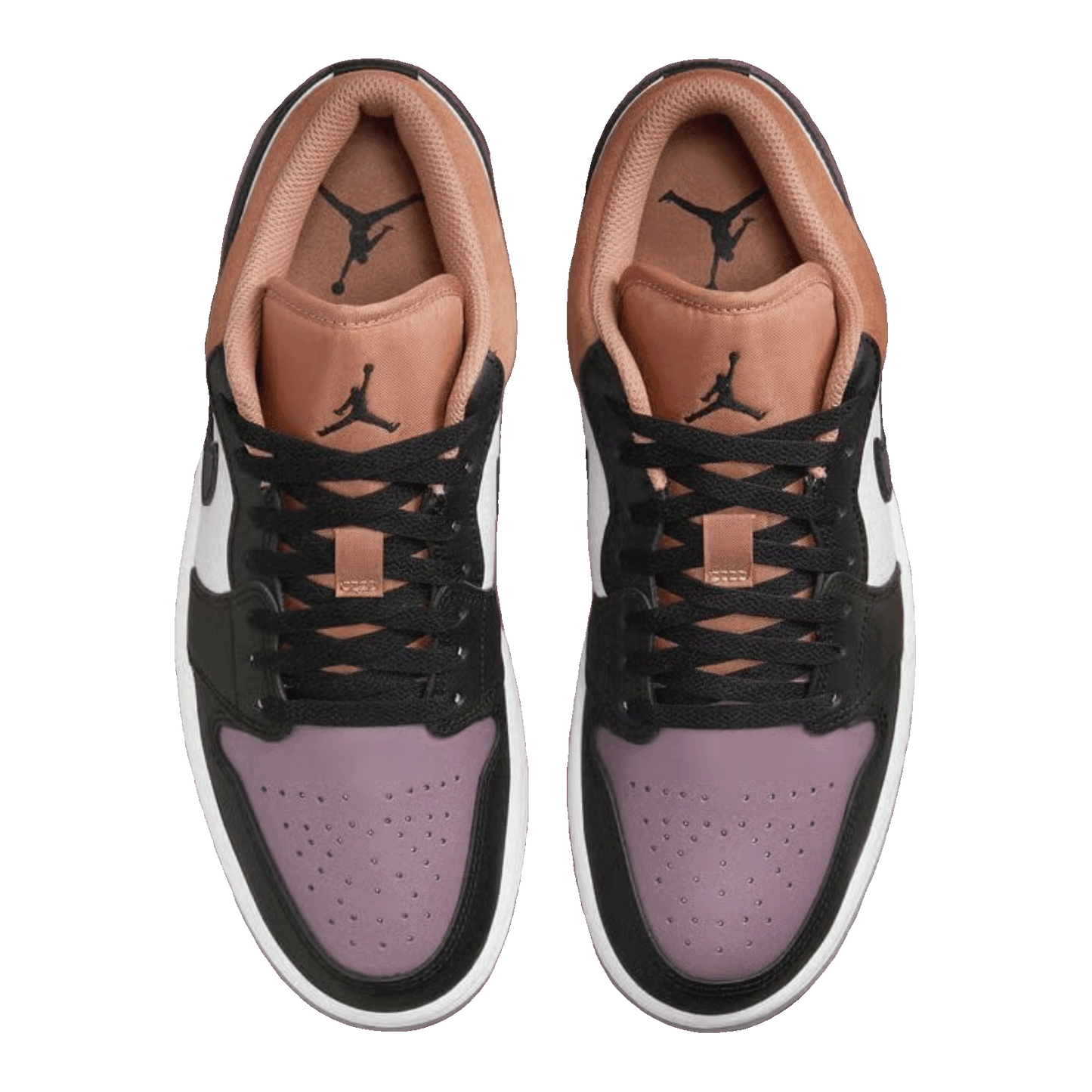 Nike Air Jordan 1 Low SE White Sky J Orange Sky J Mauve Black (GS) Oben