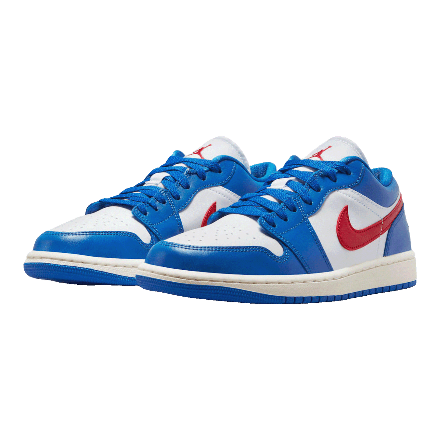 Nike Air Jordan 1 Low Sport Blue Gym Red (W) Side