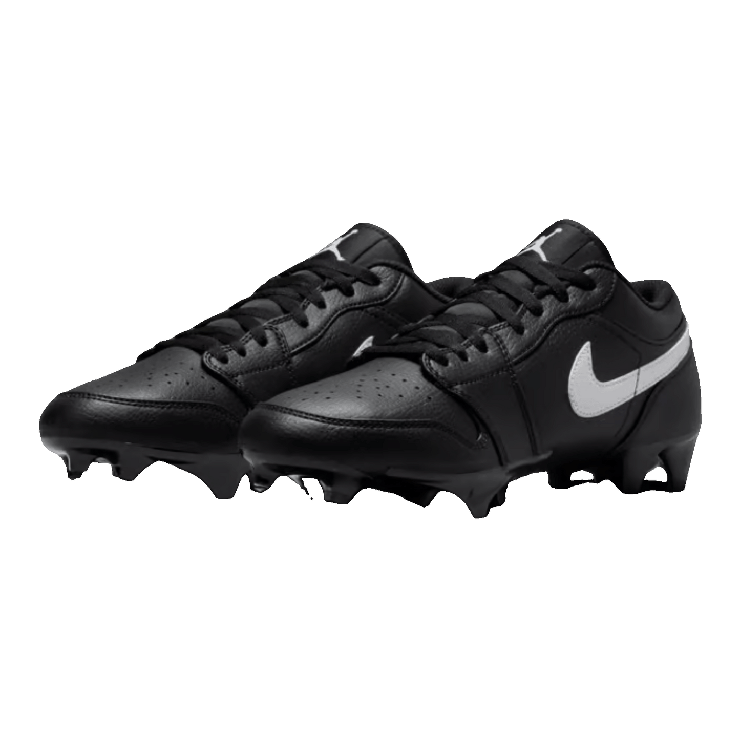 Nike Air Jordan 1 Low TD Cleat Black White Side