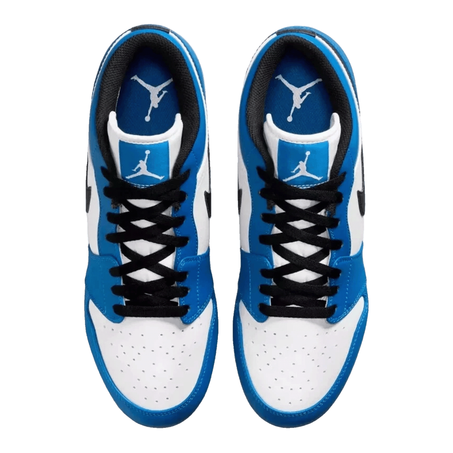 Nike Air Jordan 1 Low TD Cleat Game Royal Oben