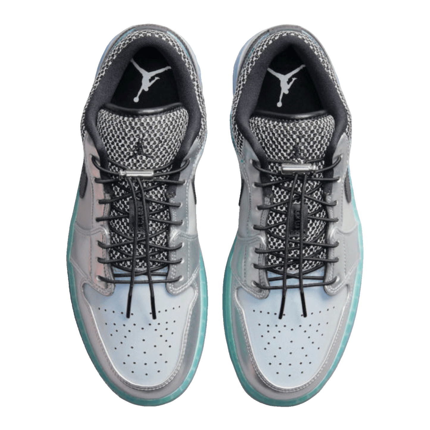 Nike Air Jordan 1 Low Toggle Silver (W) Oben