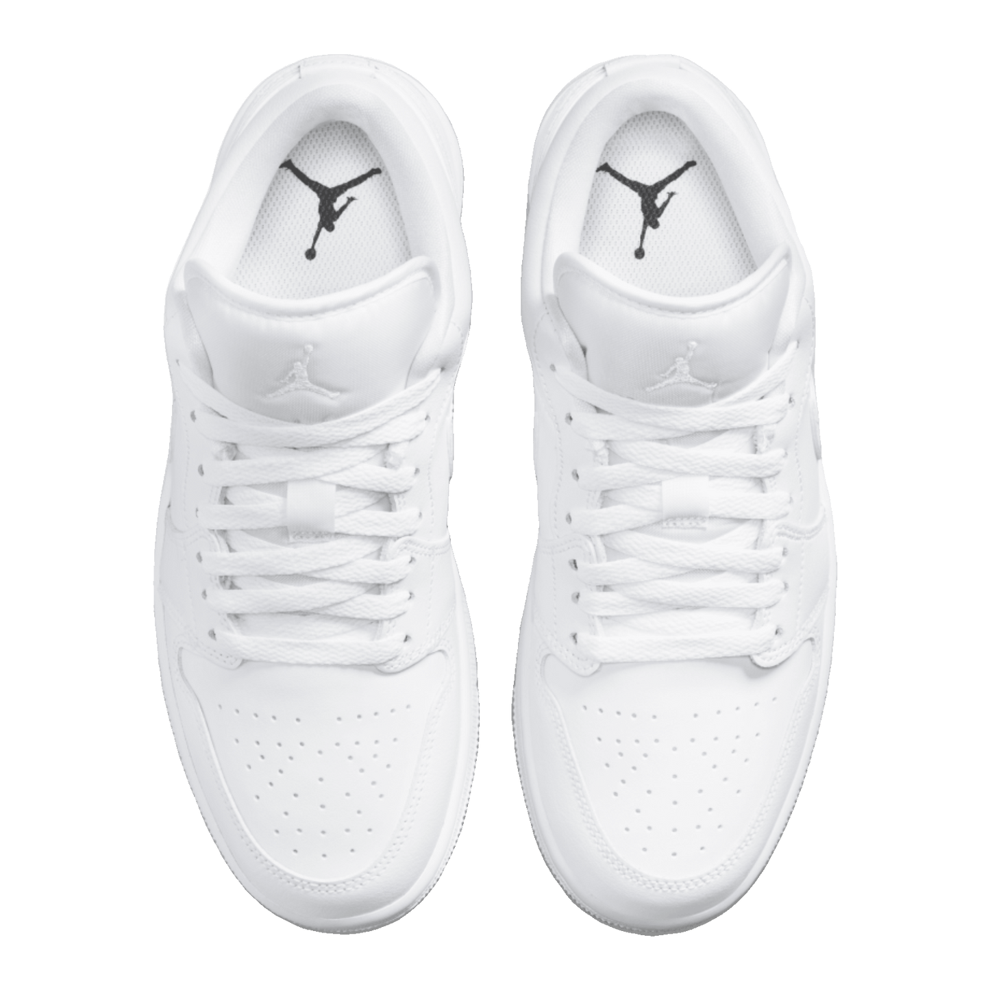 Nike Air Jordan 1 Low Triple White (2023) (GS) Oben