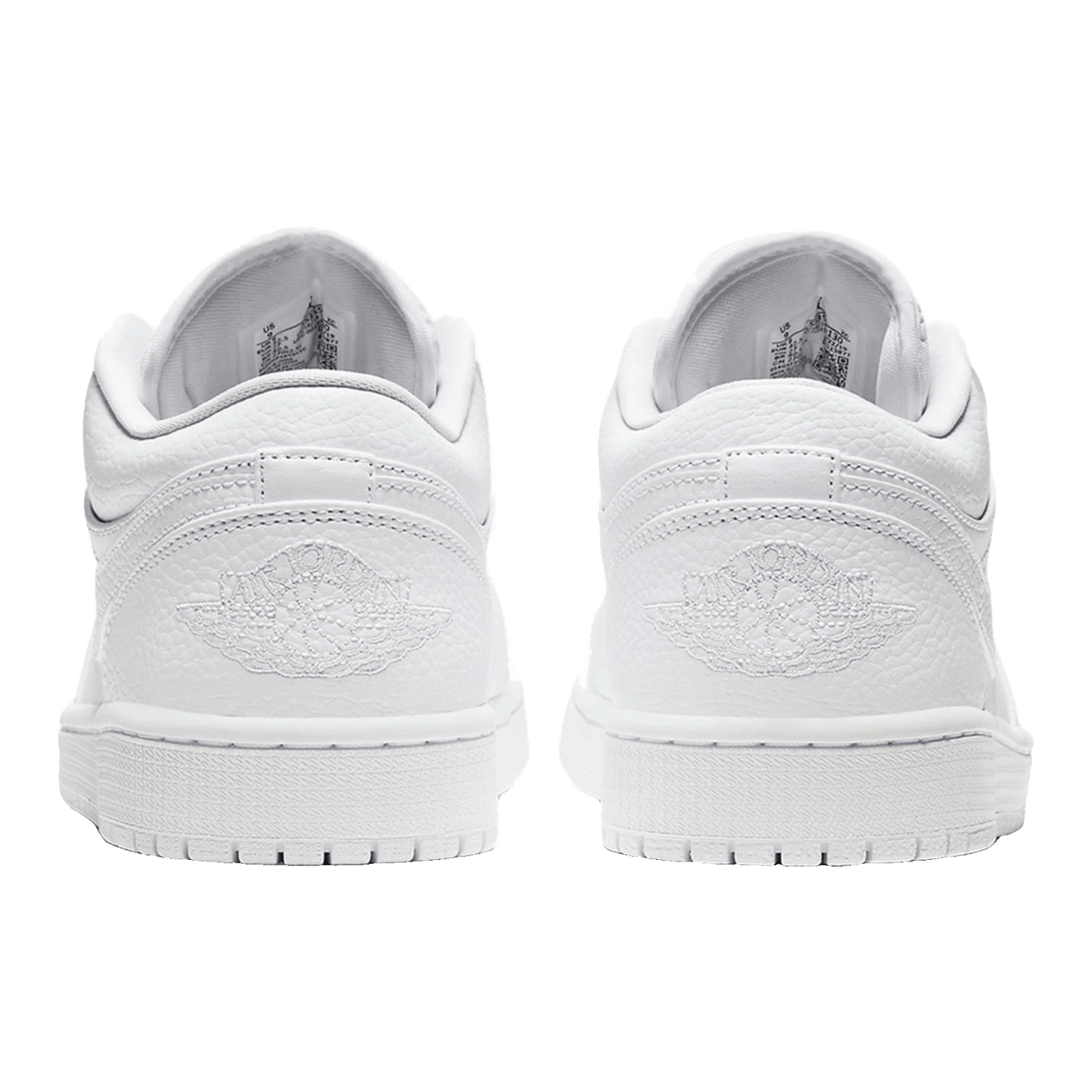 Nike Air Jordan 1 Low Triple White Fog Grey Back