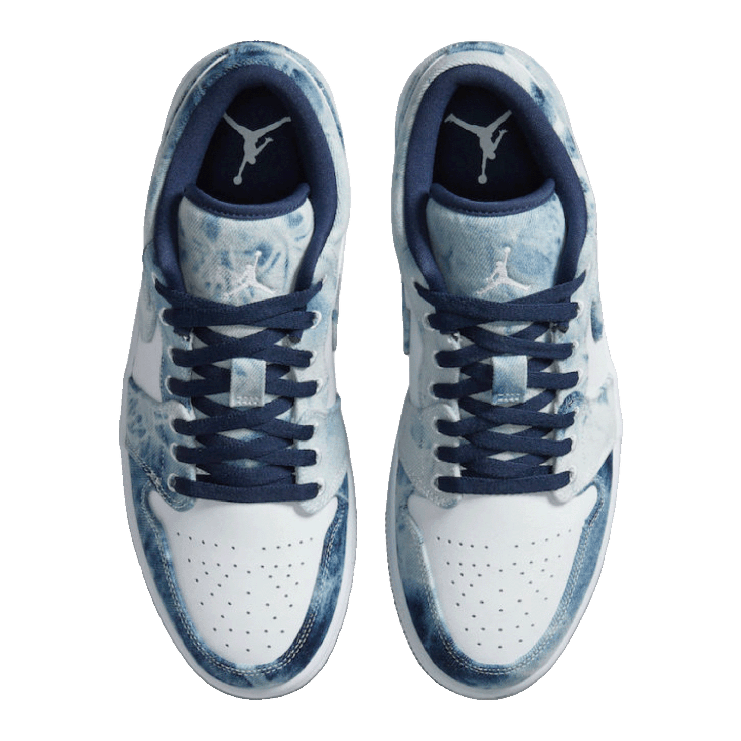 Nike Air Jordan 1 Low Washed Denim Oben