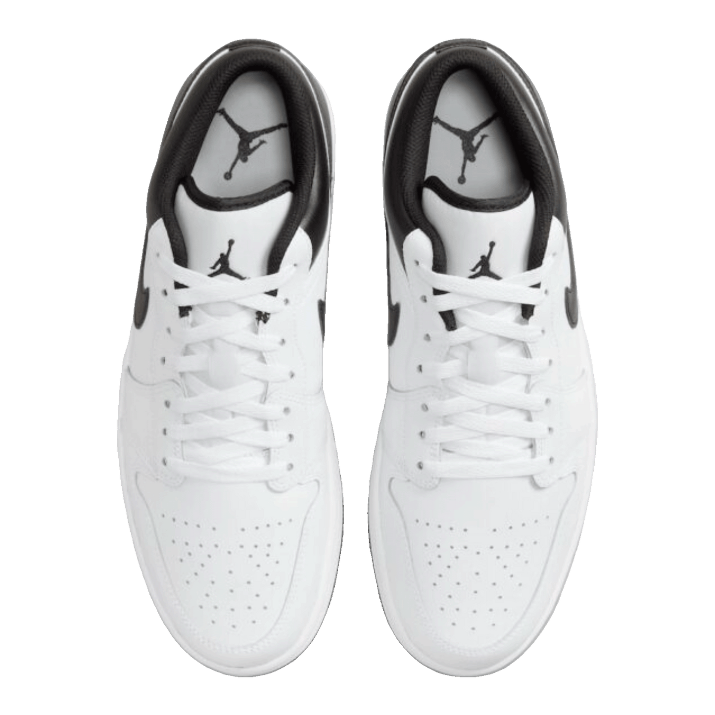 Nike Air Jordan 1 Low White Black Oben