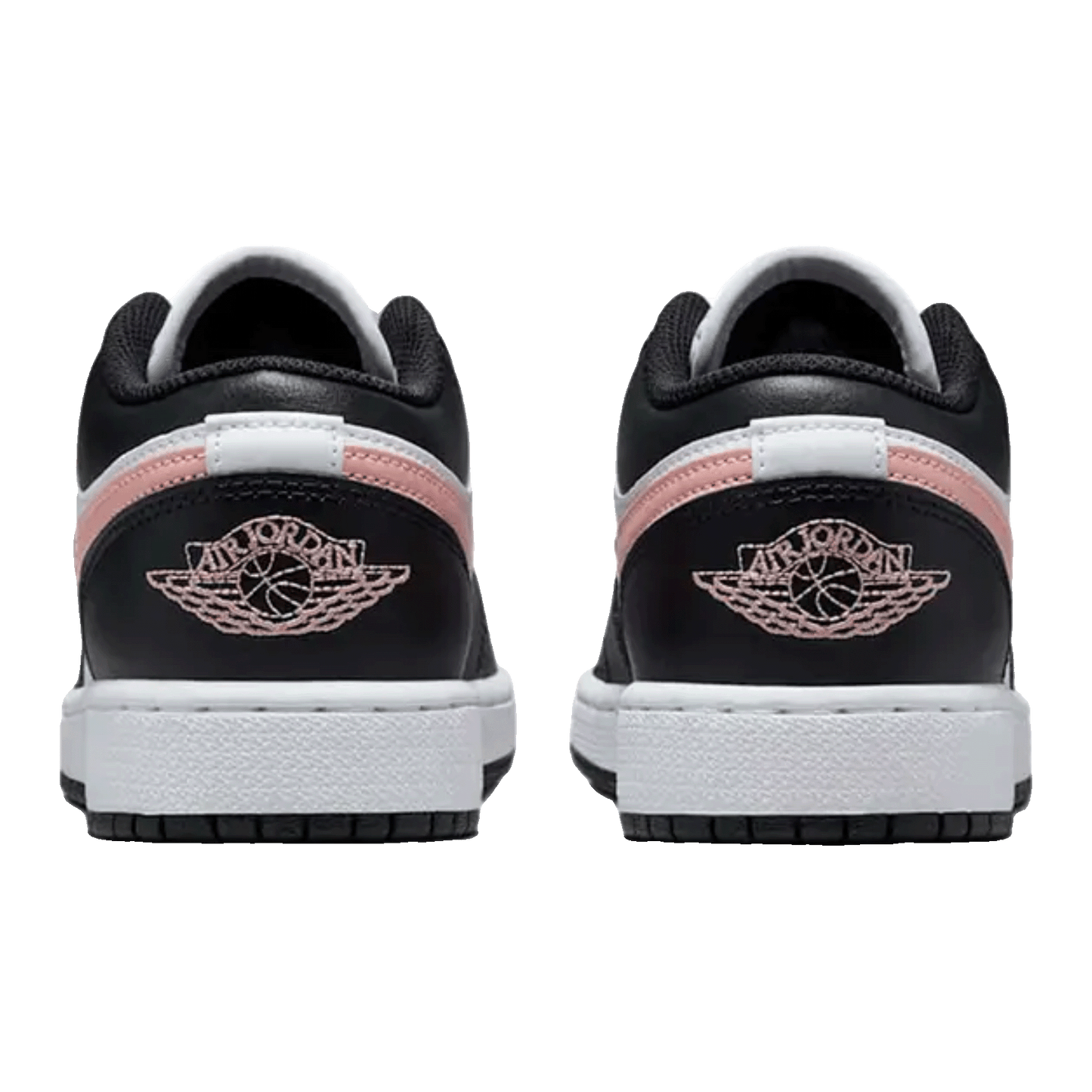 Nike Air Jordan 1 Low White Black Rust Pink (GS) Back