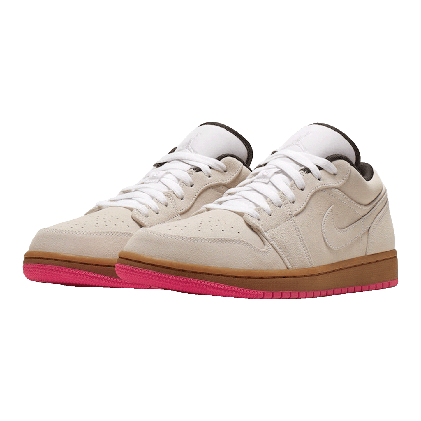 Nike Air Jordan 1 Low White Gum Hyper Pink Side