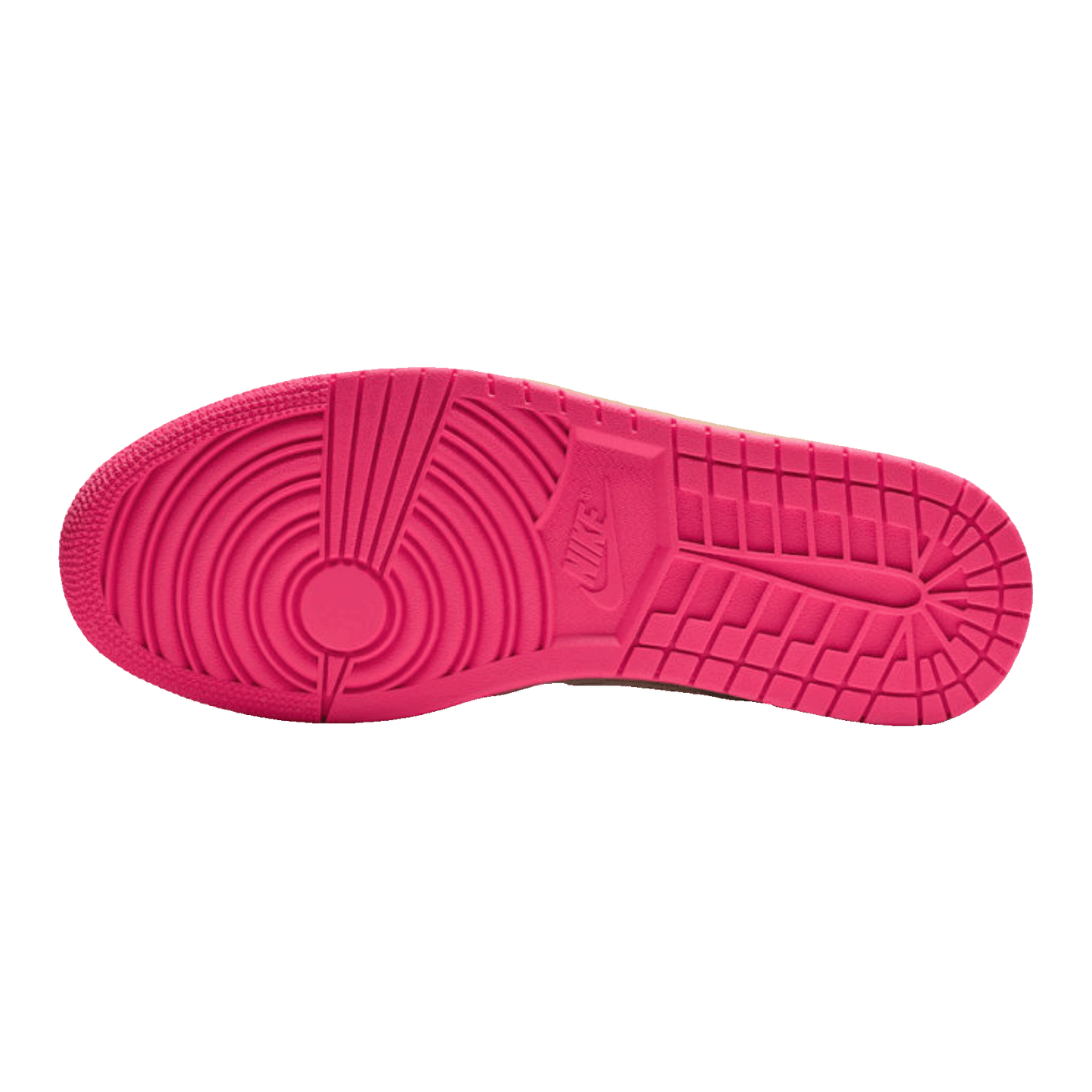 Nike Air Jordan 1 Low White Gum Hyper Pink Sohle