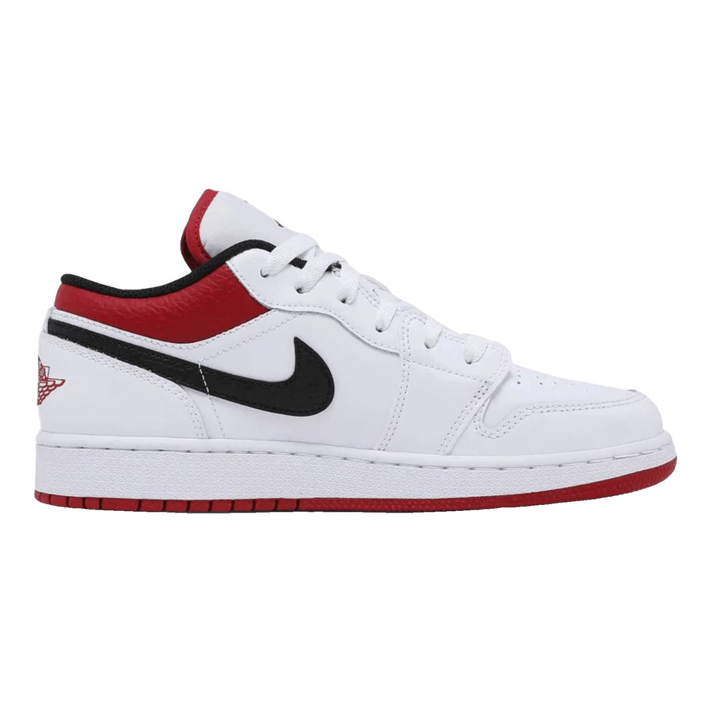 Nike Air Jordan 1 Low White Gym Red (GS)