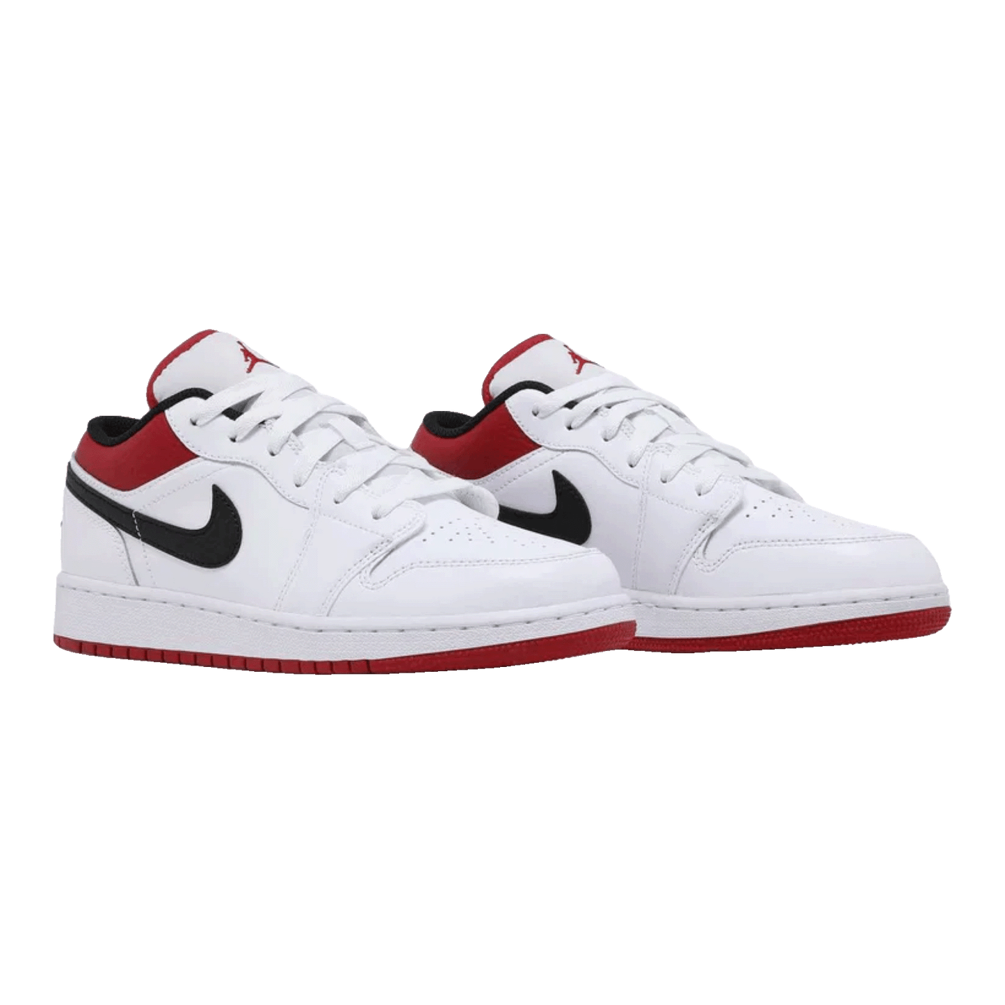 Nike Air Jordan 1 Low White Gym Red (GS) Side