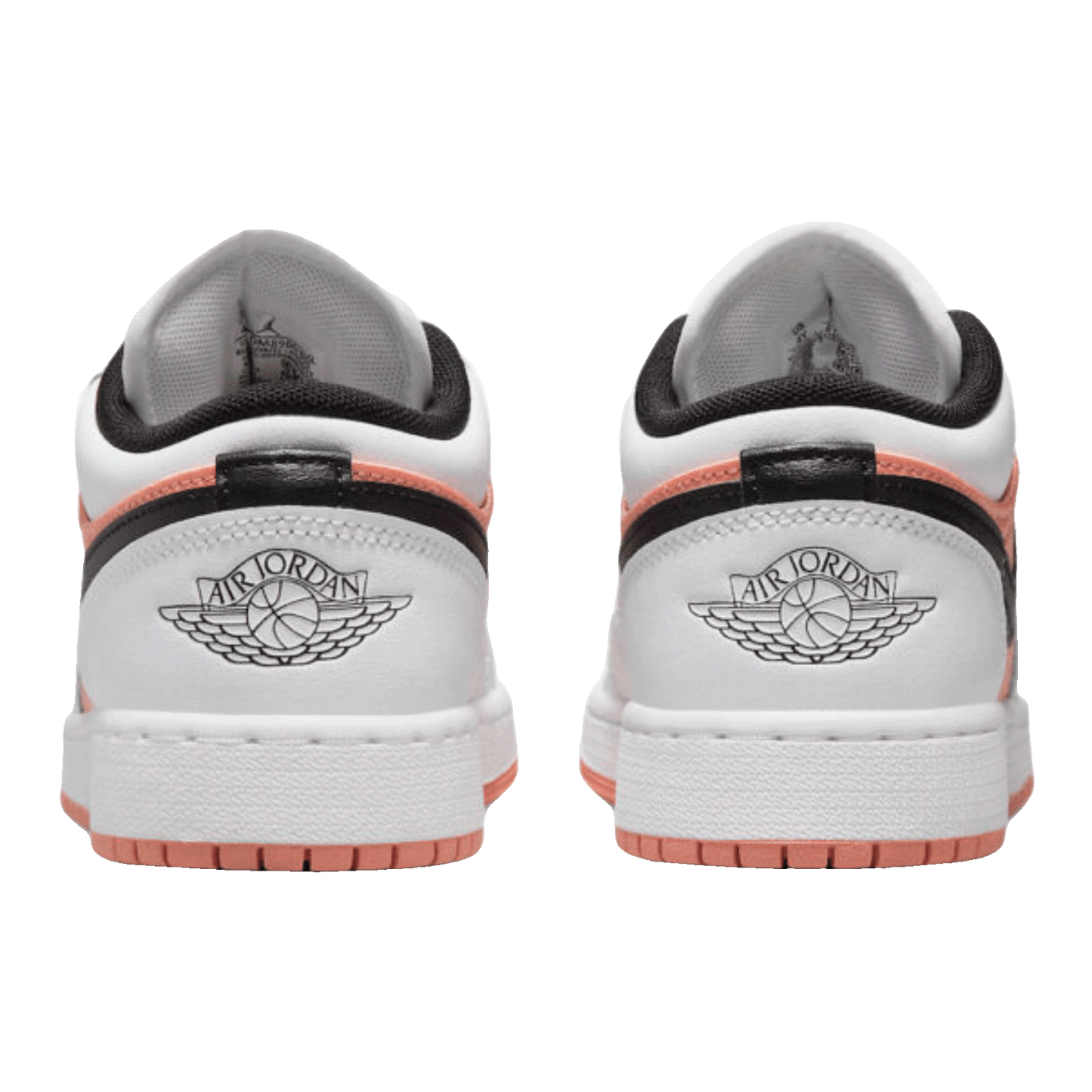 Nike Air Jordan 1 Low White Light Madder Root (GS) Back