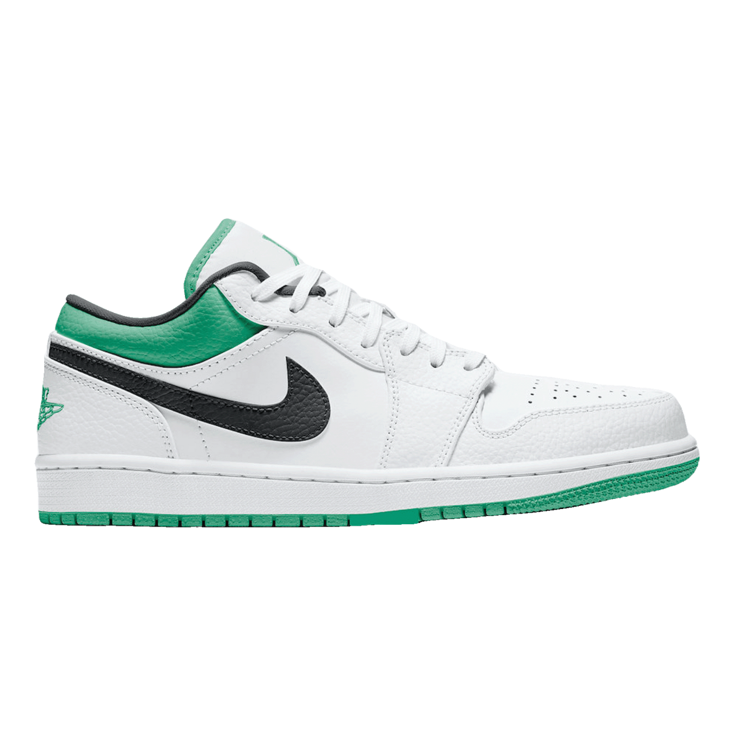 Nike Air Jordan 1 Low White Lucky Green Black