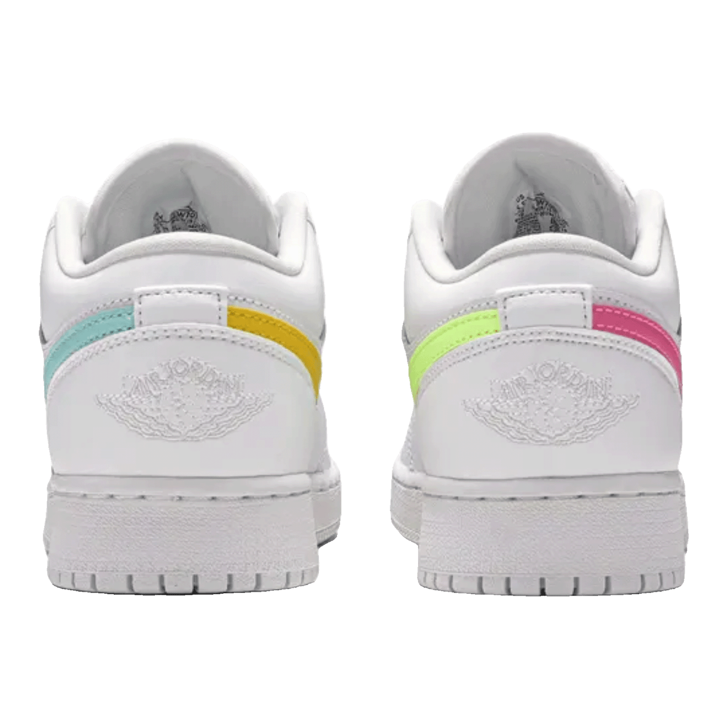 Nike Air Jordan 1 Low White Neon (GS) Back