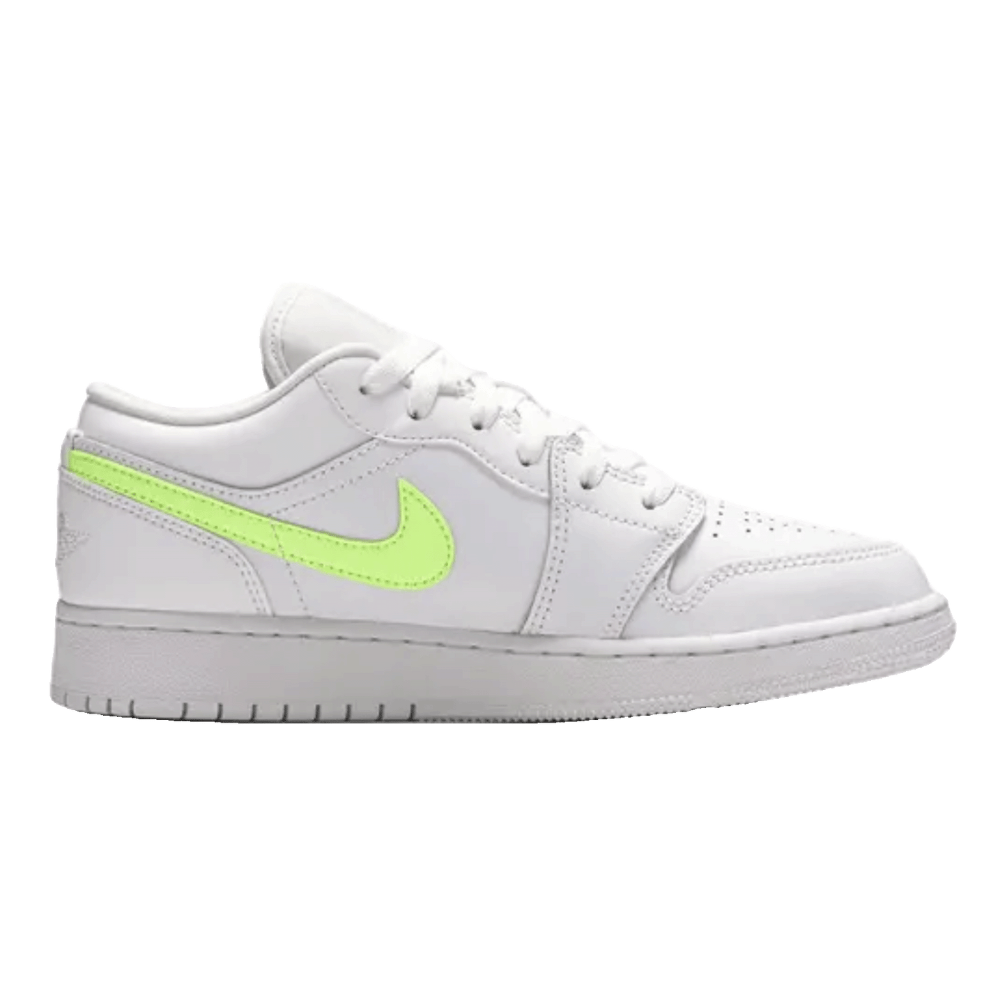 Nike Air Jordan 1 Low White Neon (GS) Detail