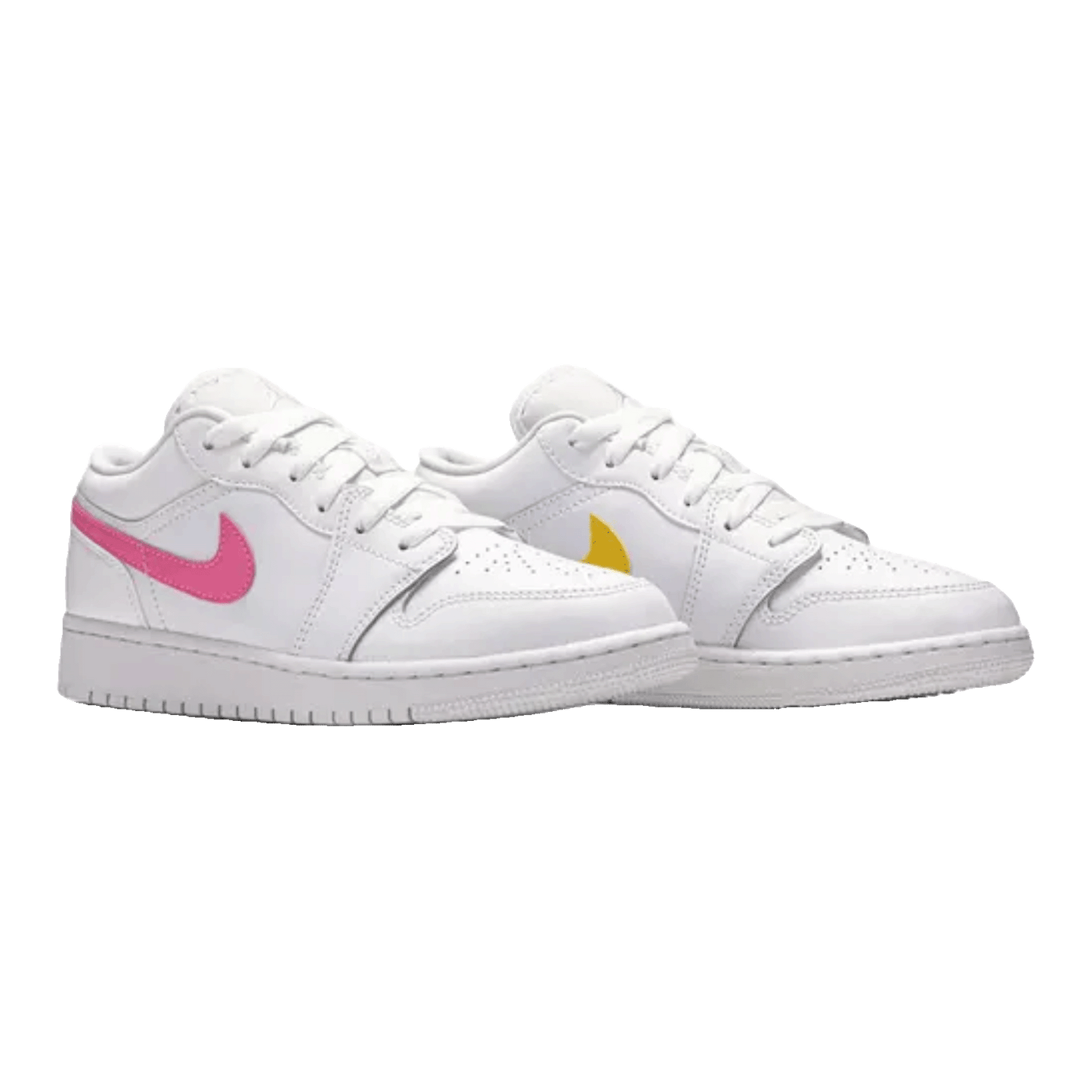 Nike Air Jordan 1 Low White Neon (GS) Side