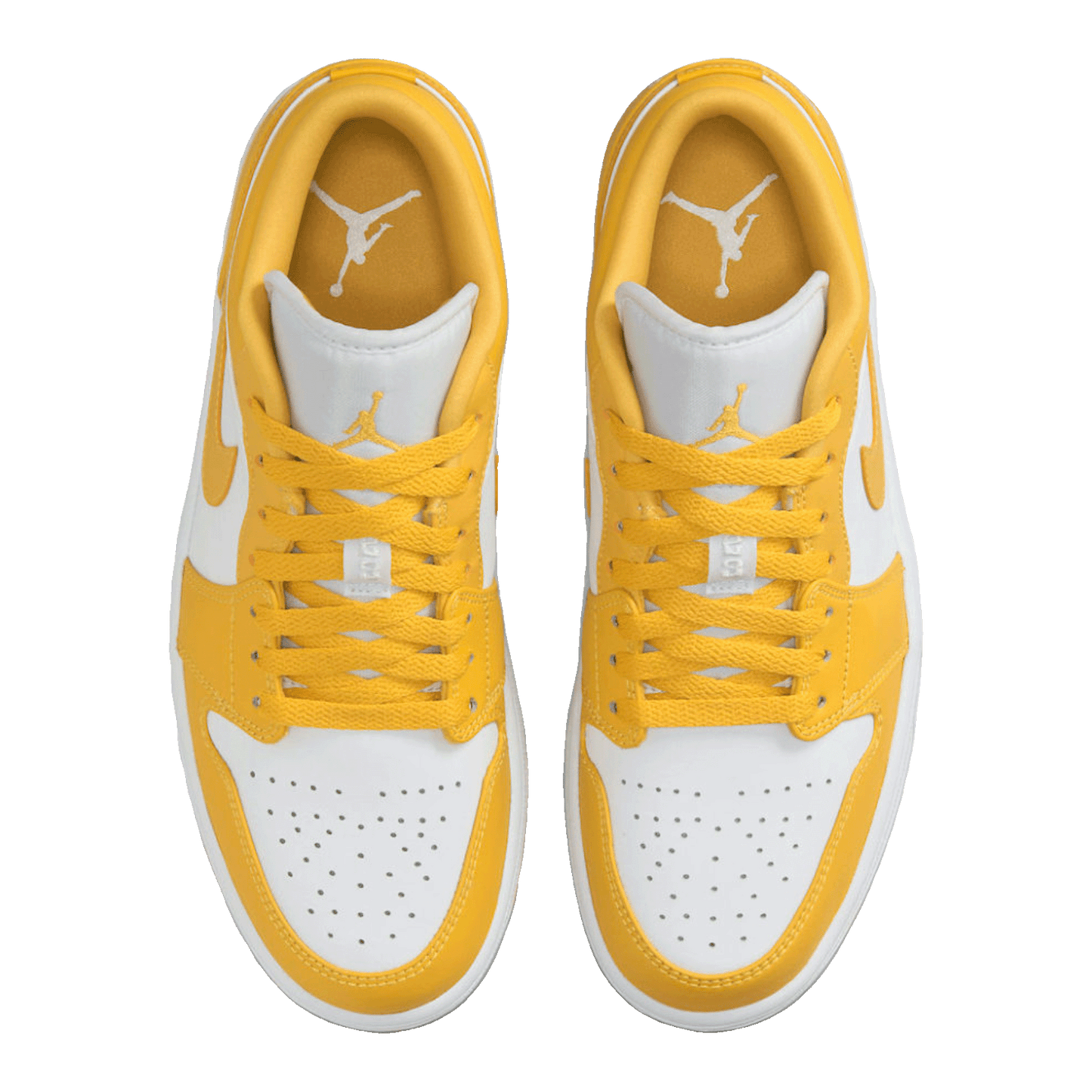 Nike Air Jordan 1 Low White Pollen (GS) Oben