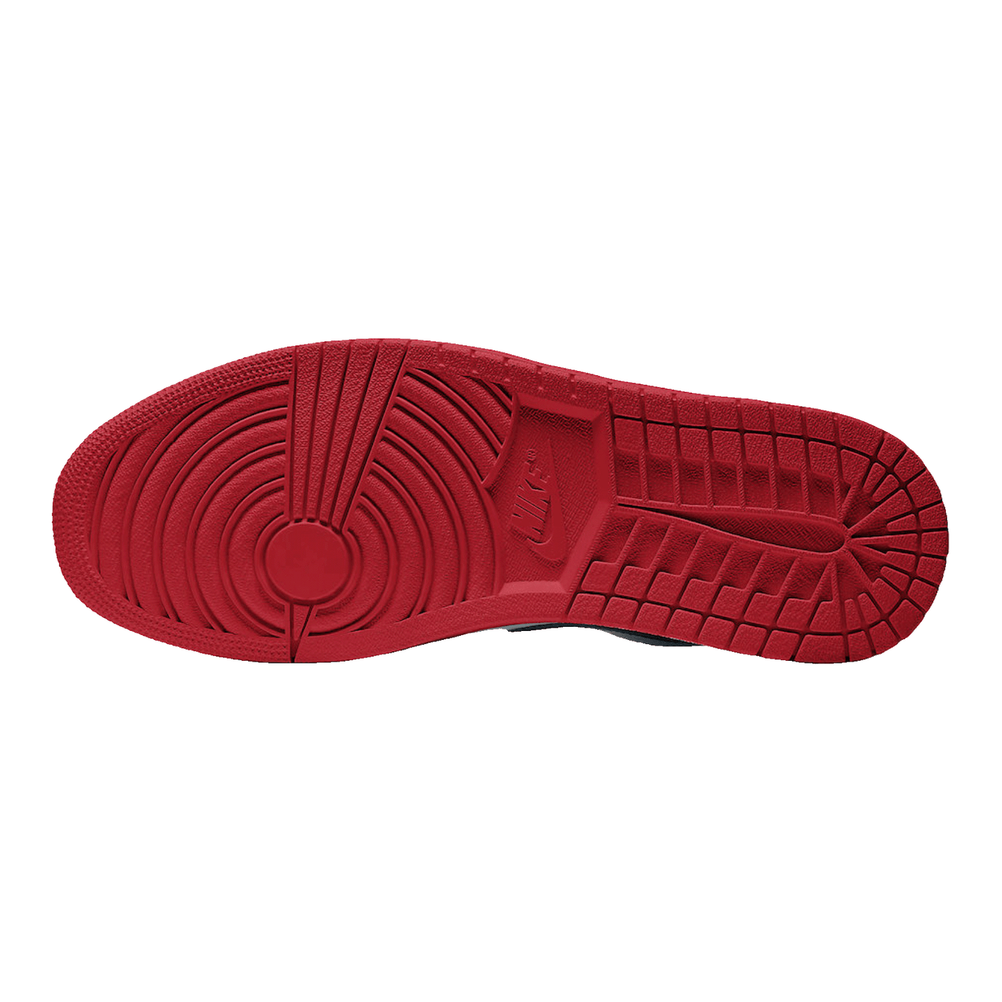 Nike Air Jordan 1 Low White University Red Black Sohle