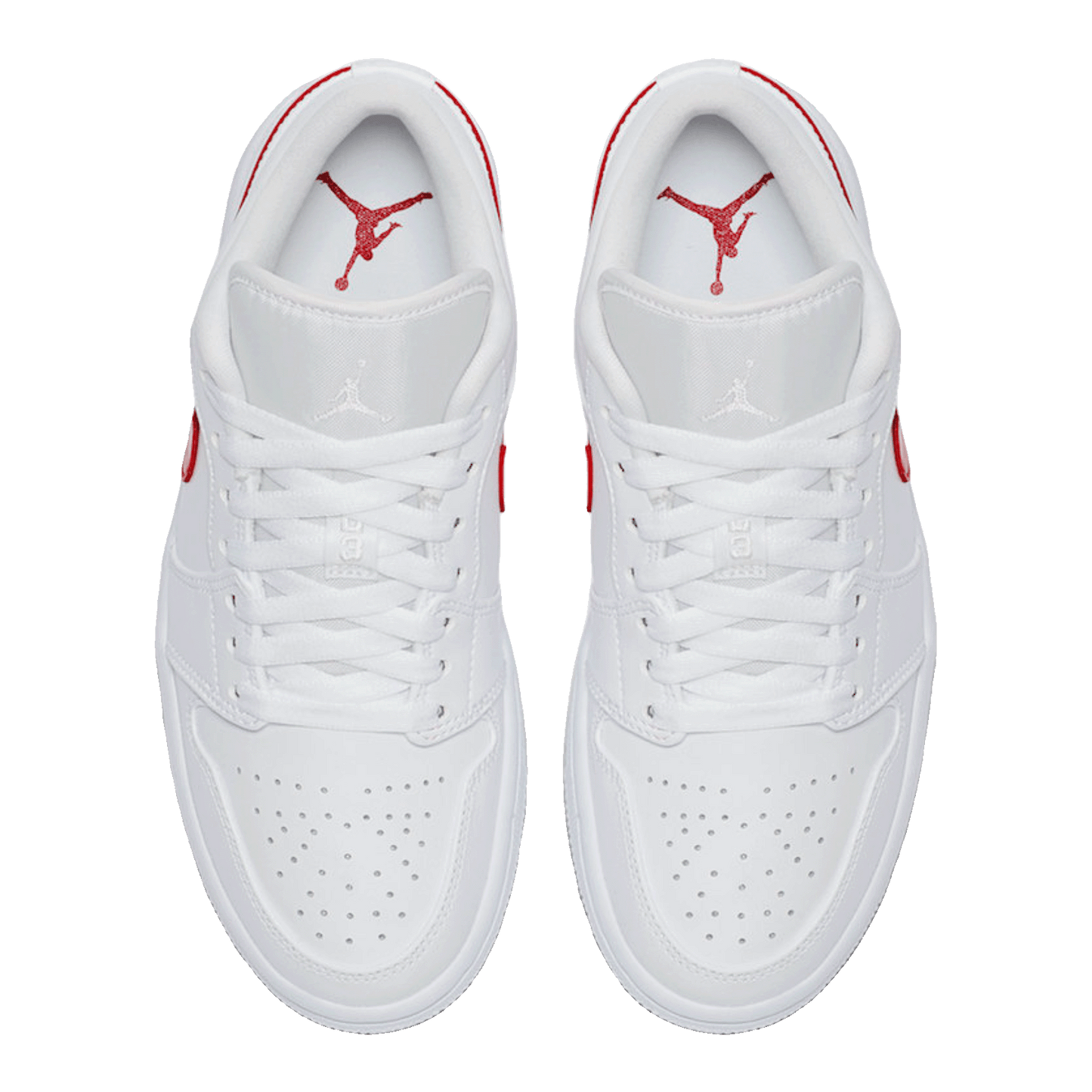 Nike Air Jordan 1 Low White University Red (W) Oben