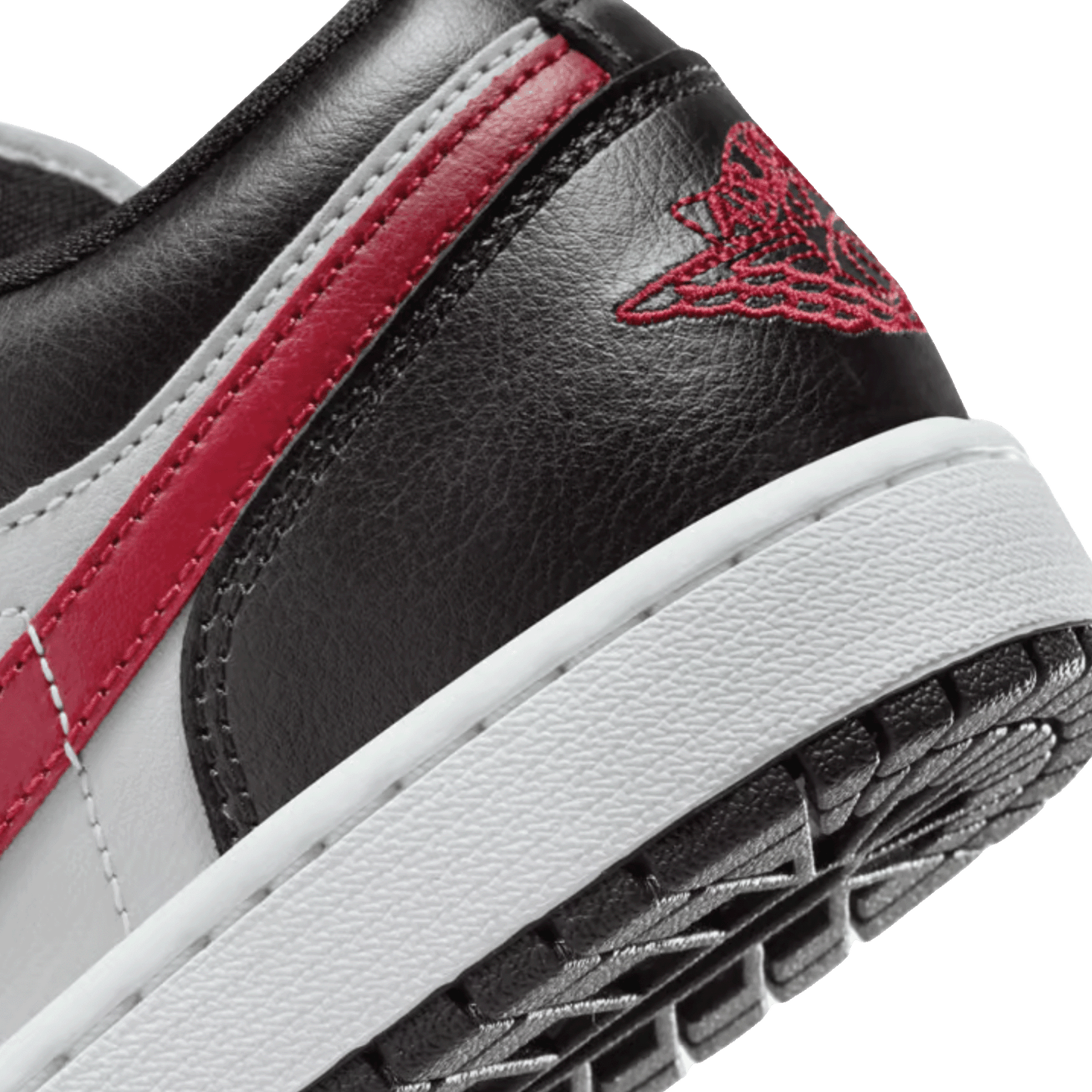 Nike Air Jordan 1 Low Wolf Grey Gym Red (W) Back